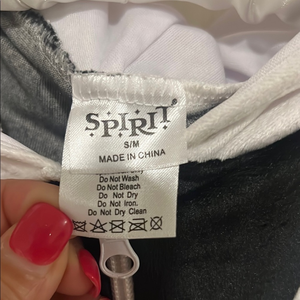 Spirit Black and White Cow costume or Pajama Onesie - Picture 3 of 6